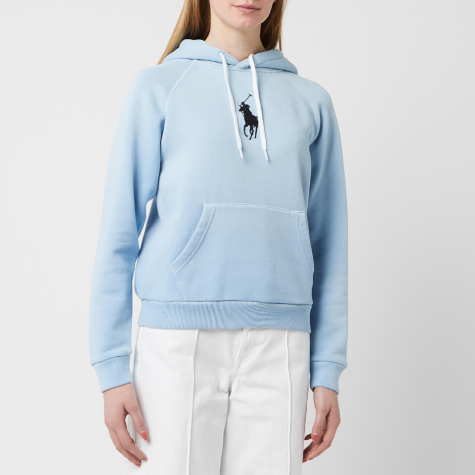 Polo Ralph Lauren Women s Shrunken Classic Polo Hoodie Powder Blue Coggles