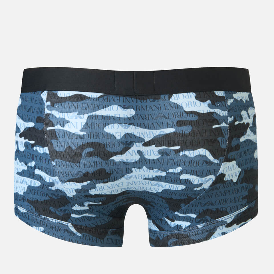 Emporio Armani Men's Trunk Boxer Shorts - Blue
