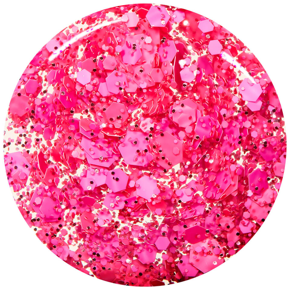 essie Galentines Valentine Collection 602 Sparkles Between Us Pink Glitter Top Coat 13.5ml