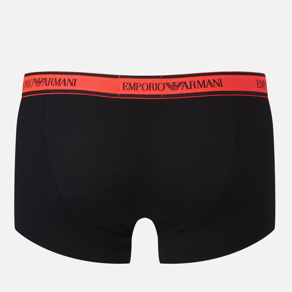 Emporio Armani Men's 3 Pack Boxer Shorts - Black