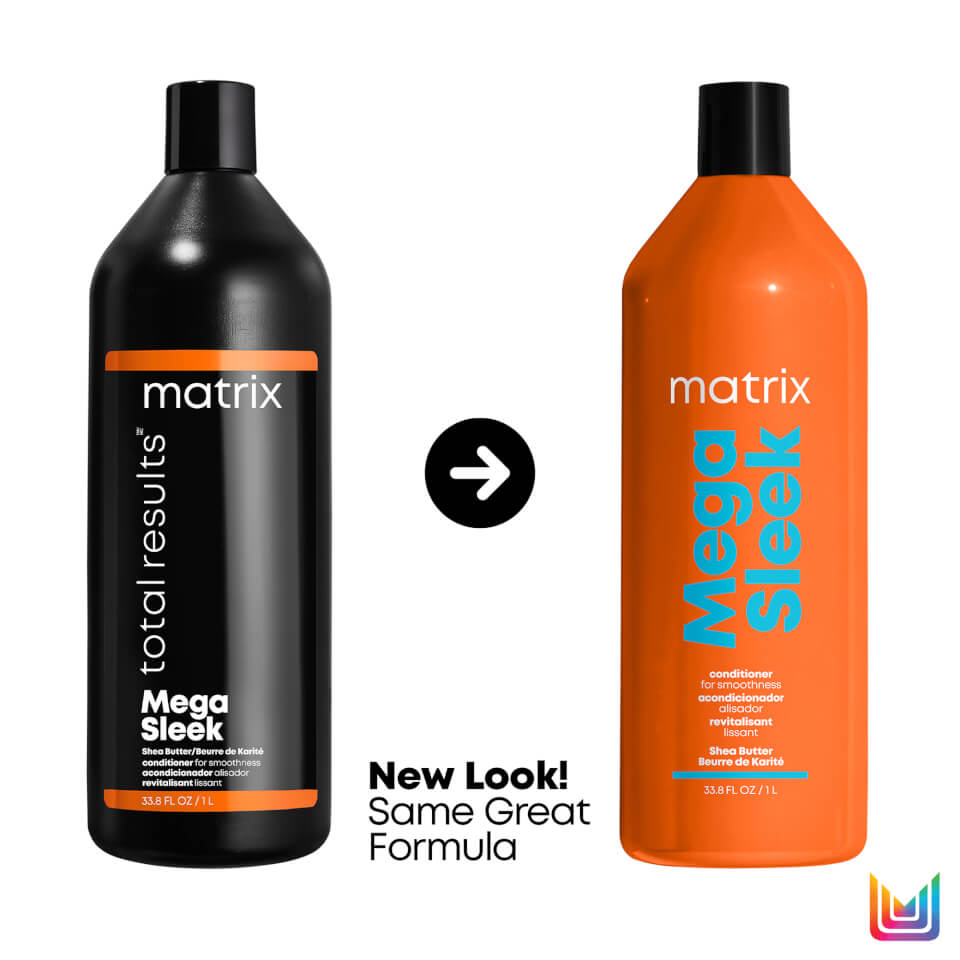 Matrix Total Results Mega Sleek Shea Butter Conditioner for Frizzy Hair 1000ml