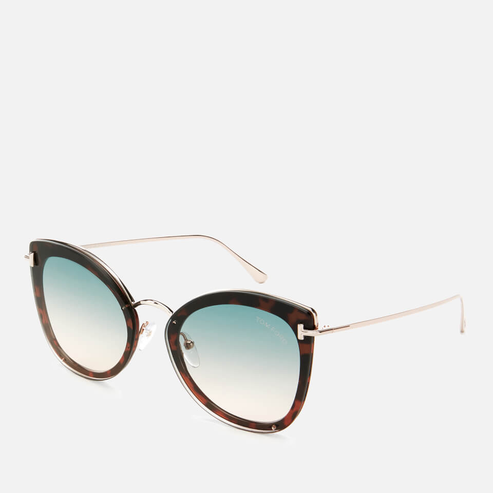 Tom Ford Women's Charlotte Sunglasses - Blonde Havana/Green