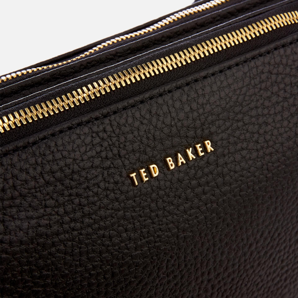 Ted Baker Women's Maceyy Tassel Double Zipped Cross Body Bag - Black