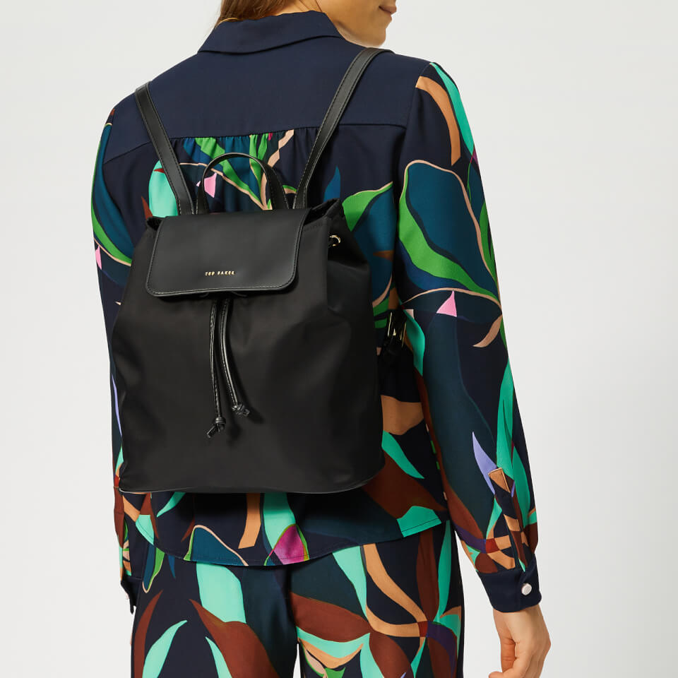 Ted Baker Women's Jiejie Nylon Drawstring Backpack - Black