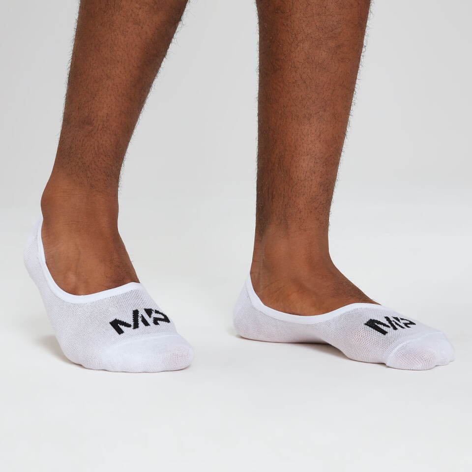MP Men's Invisible Socks - White (3 Pack)