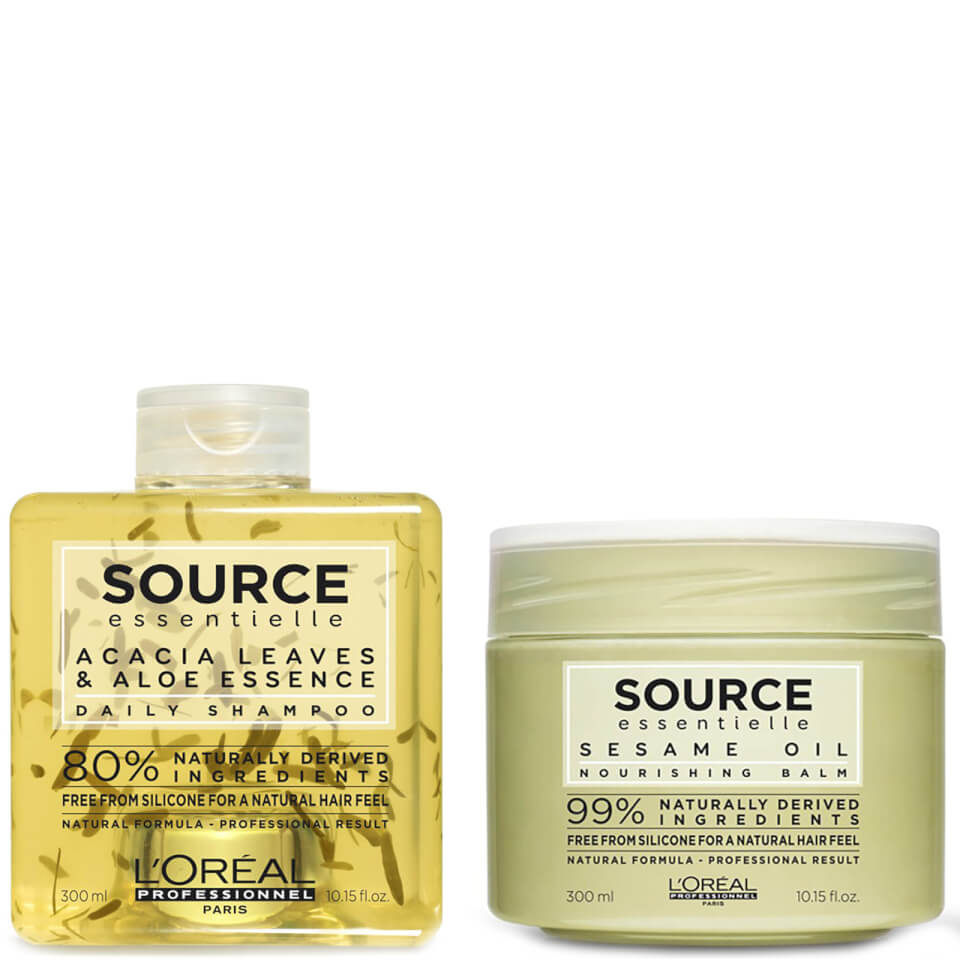 L'Oréal Professionnel Source Essentielle Daily Shampoo and Dry Hair Balm Duo