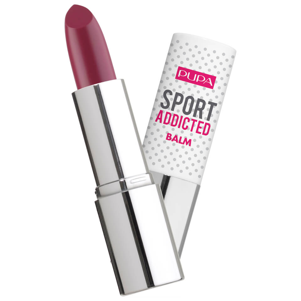 PUPA Sport Exclusive Addicted Balm Lip Balm 4ml - Burgundy