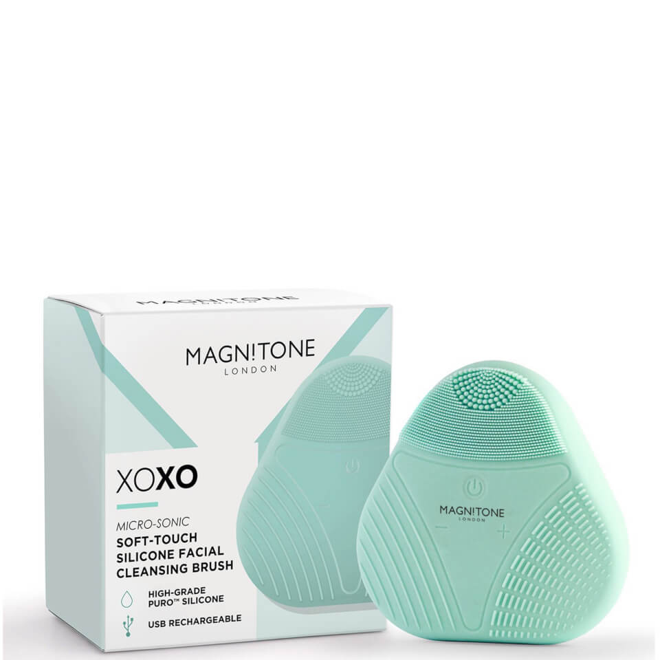 MAGNITONE London XOXO SoftTouch Silicone Cleansing Brush - Green