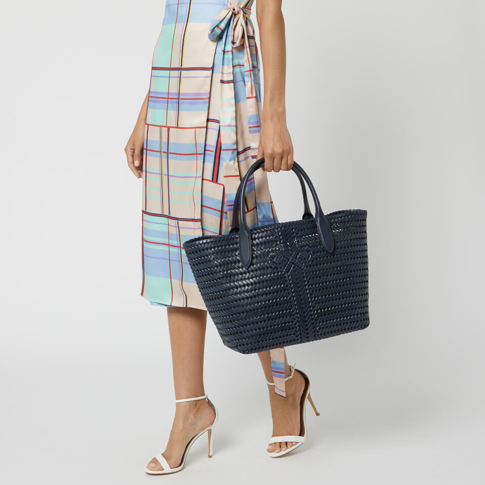 Anya Hindmarch Women's The Neeson Calf Leather Tote Bag - Marine