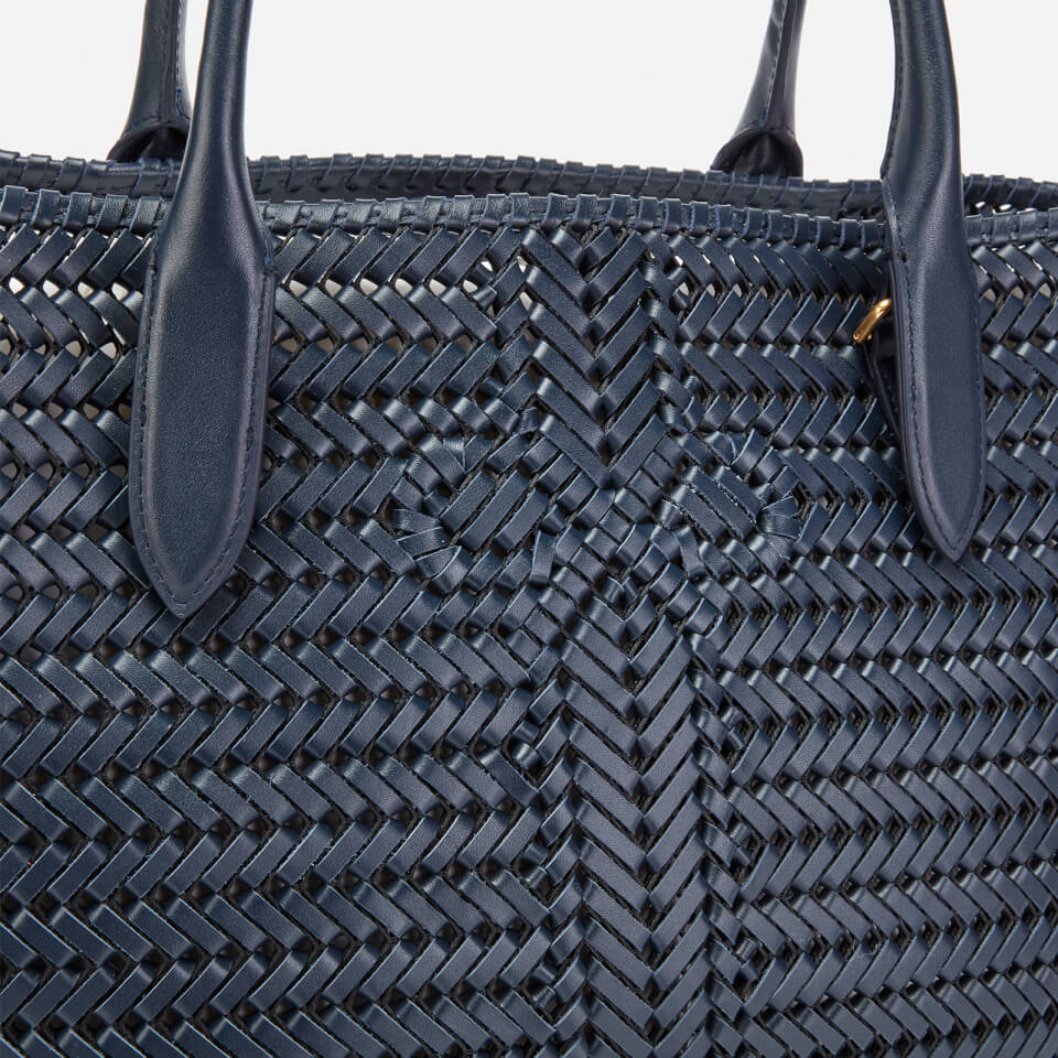 Anya Hindmarch Women's The Neeson Calf Leather Tote Bag - Marine