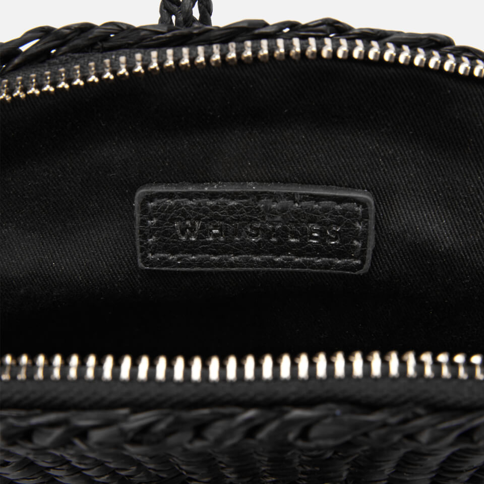 Whistles Women's Elm Clutch Bag with Bead - Black