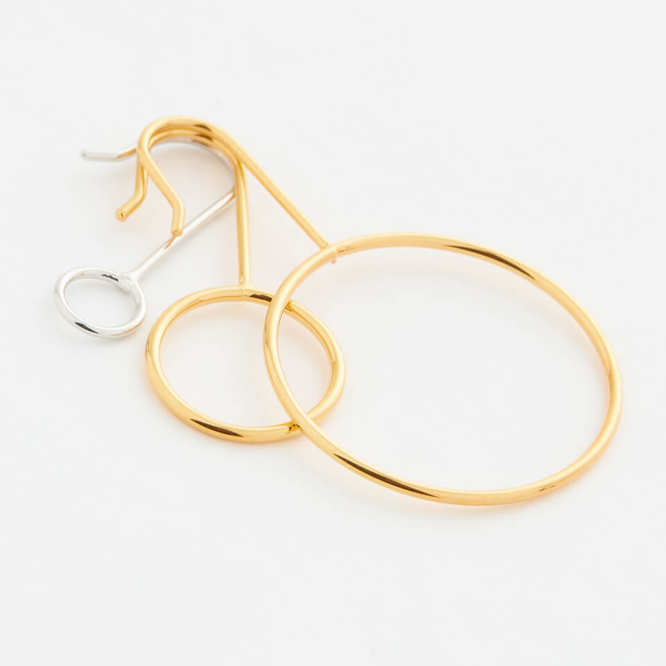 Whistles Women's Circle Wire Drop Pack - Gold