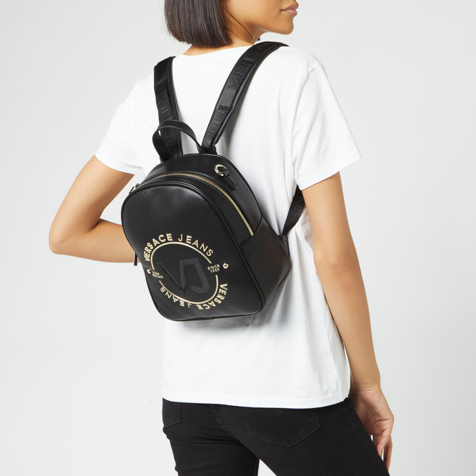 Versace Jeans Women's Logo Backpack - Black