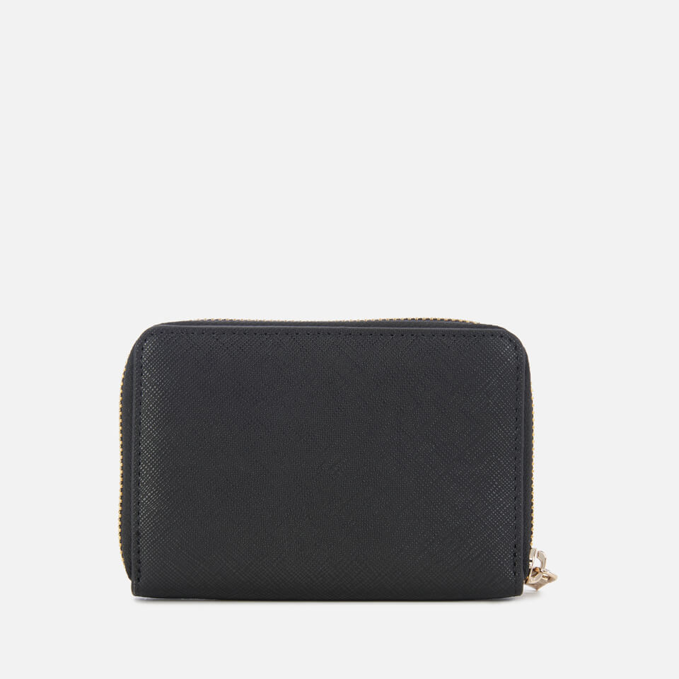 Love Moschino Women's Small Zip Around Wallet - Black