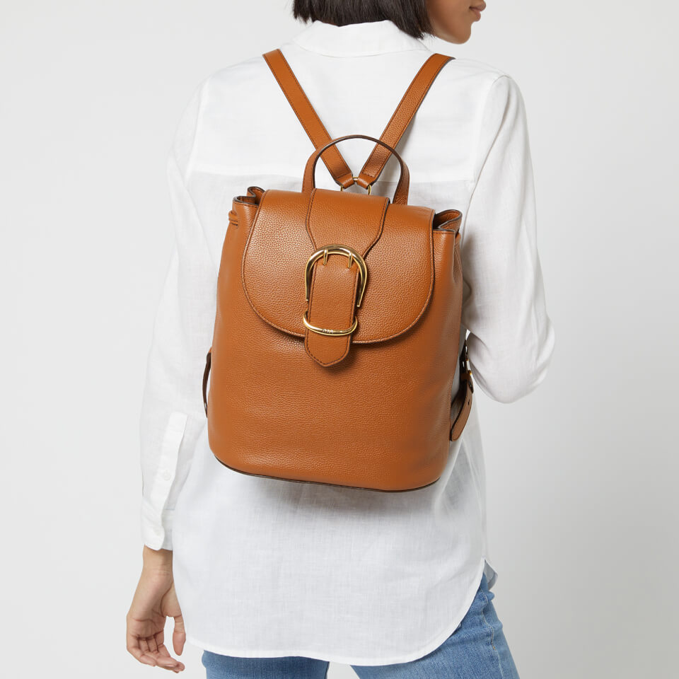 Lauren Ralph Lauren Women's Soft Pebble Leather Backpack - Lauren Tan