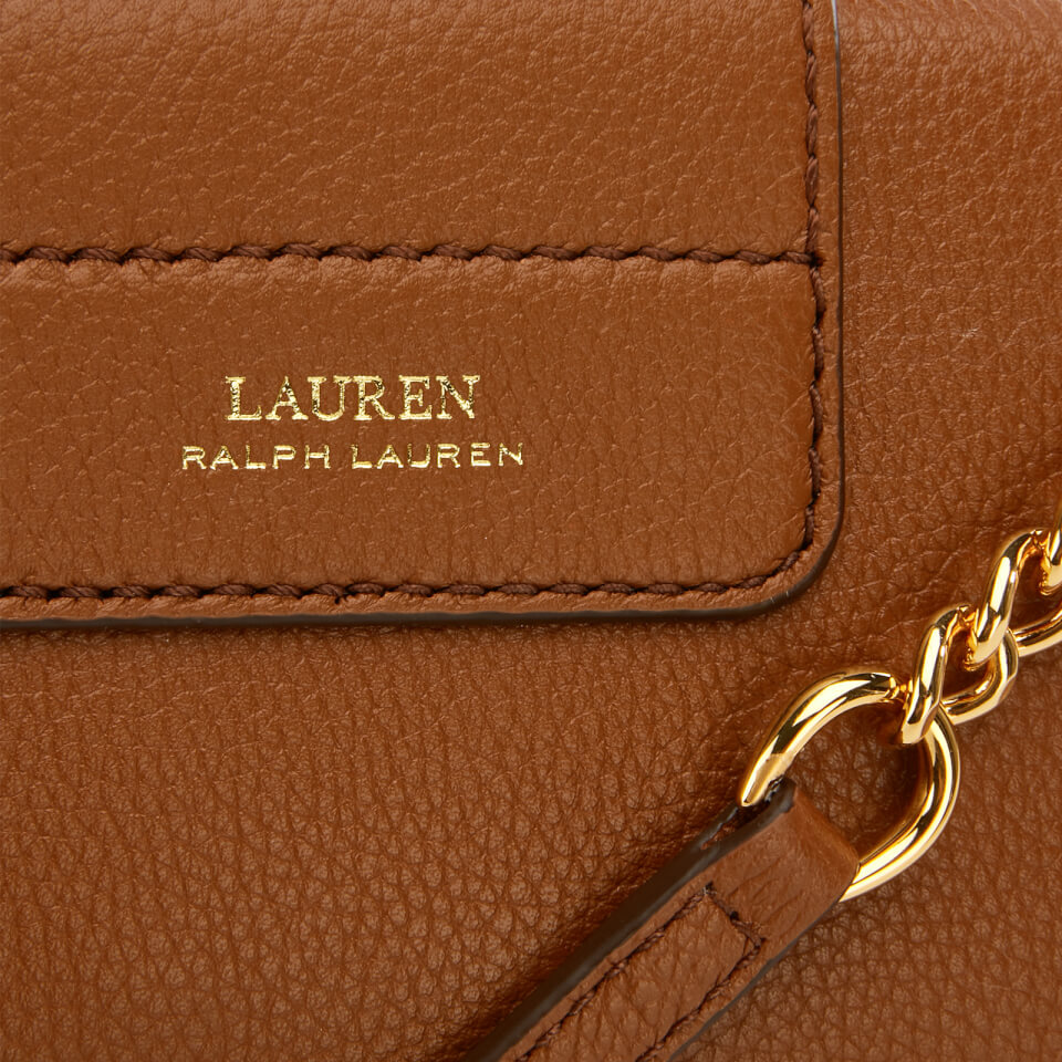 Lauren Ralph Lauren Women's Soft Pebble Leather Clutch Bag - Brown