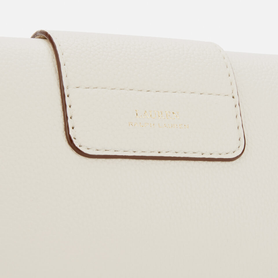 Lauren Ralph Lauren Women's Soft Pebble Leather Clutch Bag - Vanilla