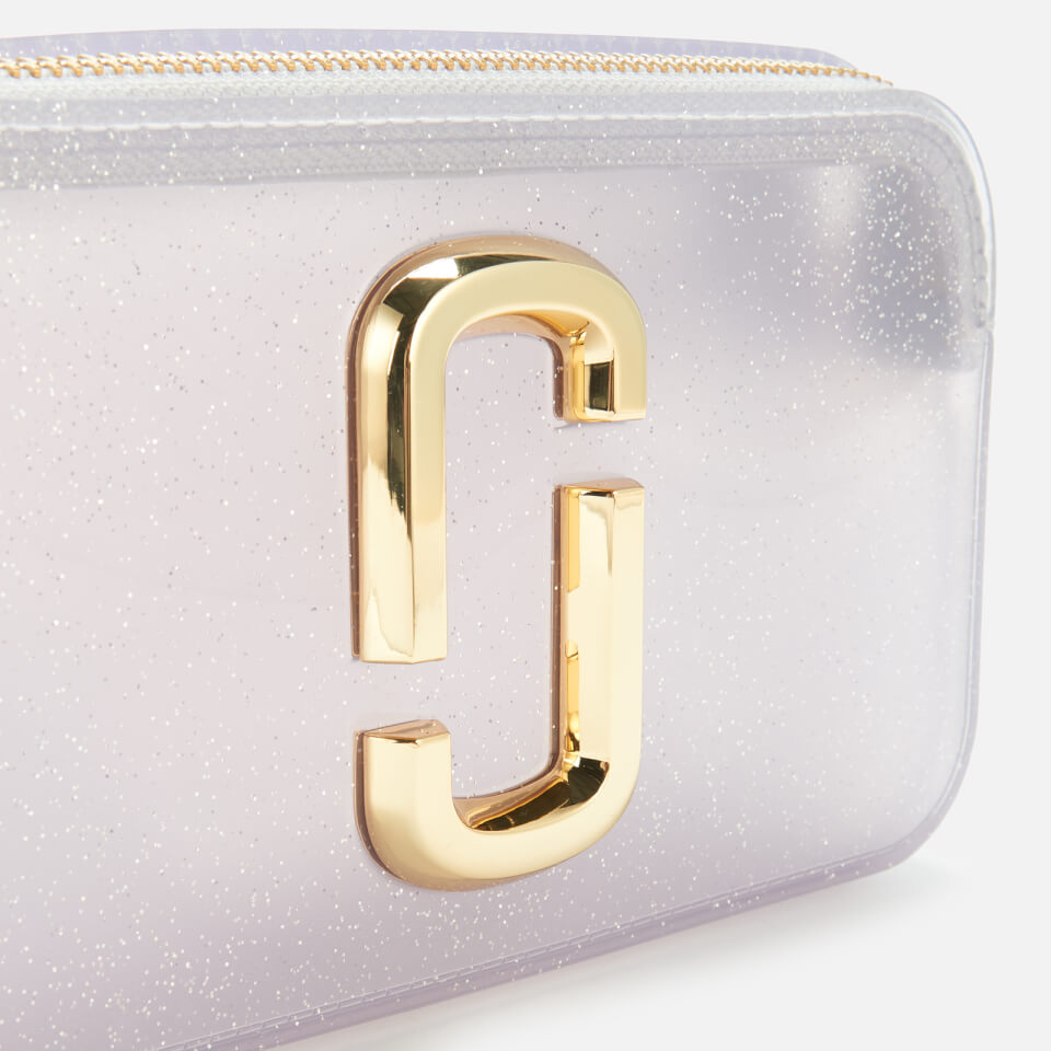 Marc Jacobs Women's The Jelly Glitter Snapshot Bag - Silver Multi
