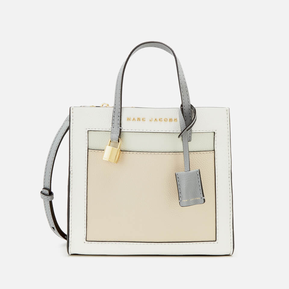 Marc Jacobs Women's Mini Grind Tote Bag - Moon White Multi