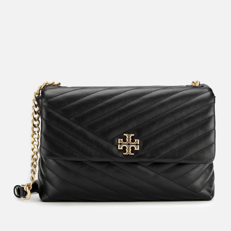 Tory Burch Women's Kira Chevlon Flap Shoulder Bag - Black