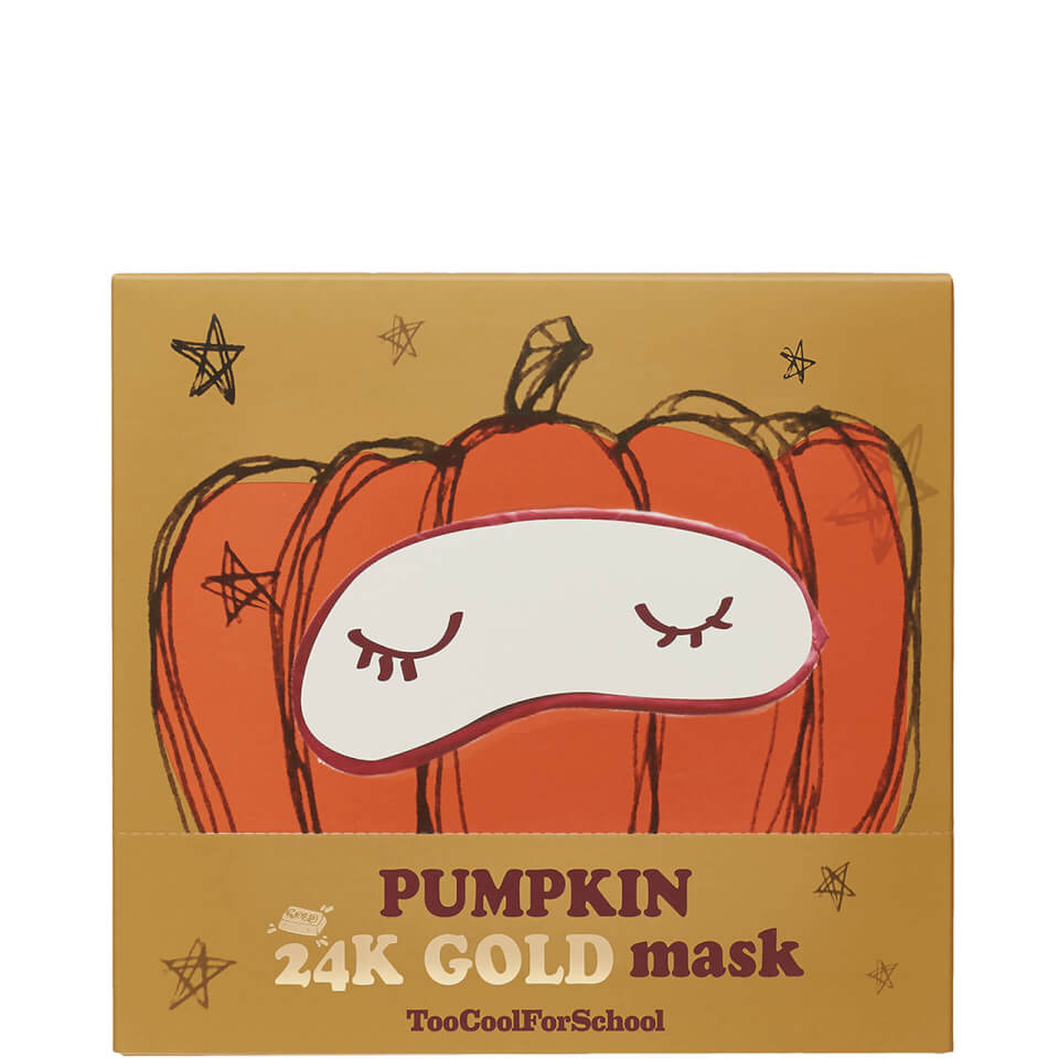 Too Cool For School Pumpkin 24K Gold Mask 25g
