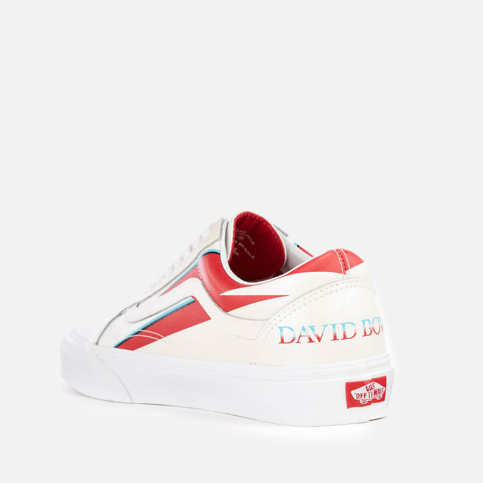 Vans X David Bowie Men s Old Skool Trainers Aladdin Sane True White Coggles