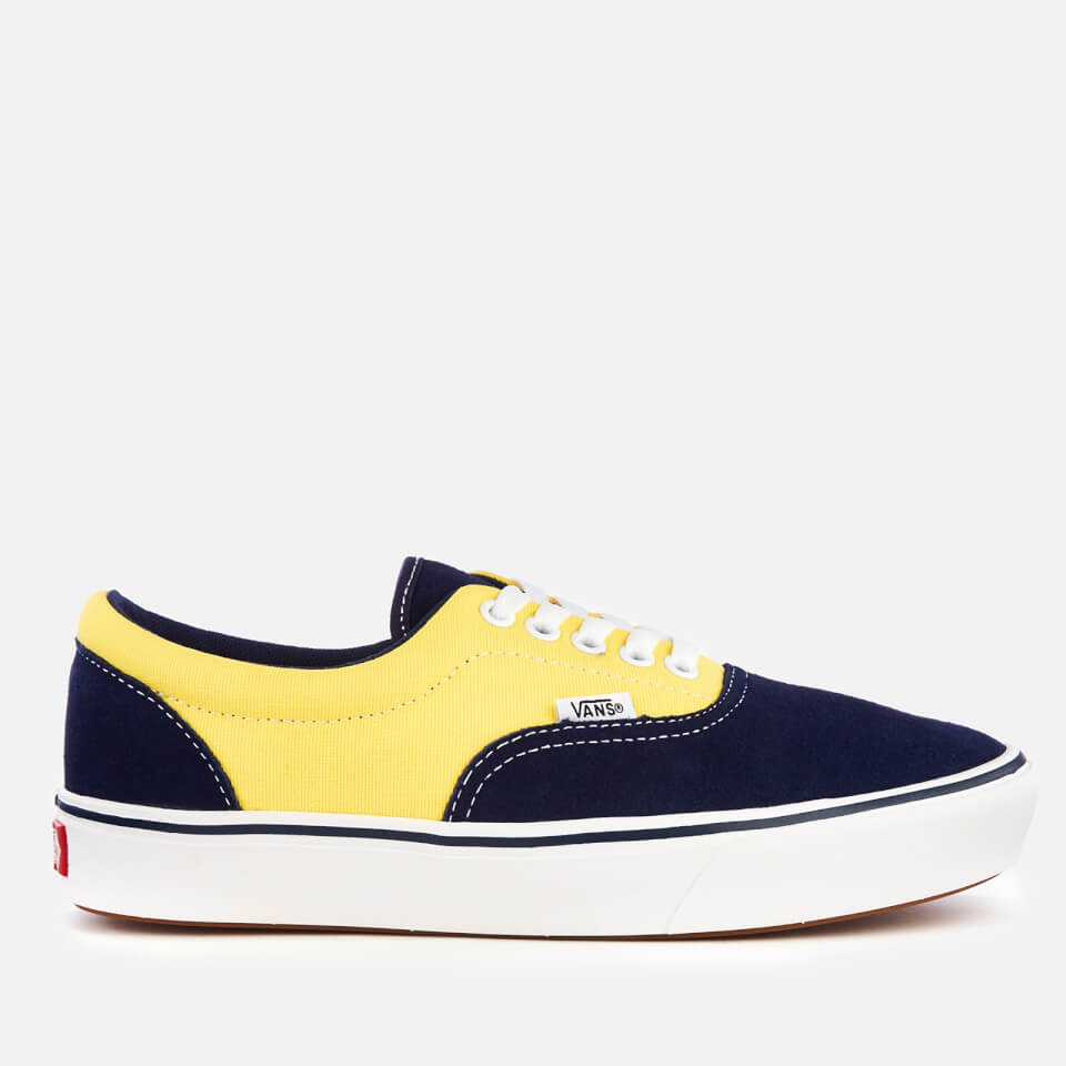 Vans ComfyCush Suede Canvas Era Trainers Dress Blues Aspen Gold Allsole