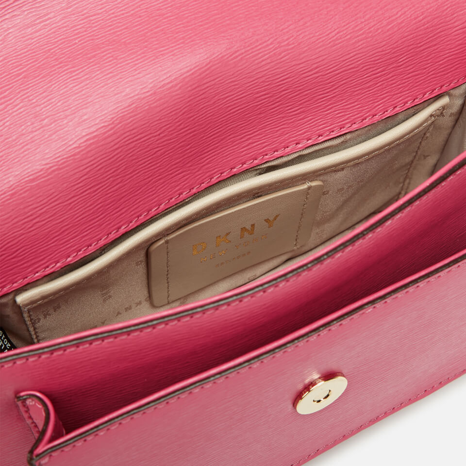 DKNY Womens Mini Shoulder Cross Body Bag - Pink - One Size