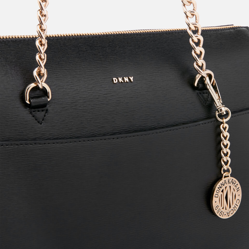 DKNY Women's Bryant Large Tote Bag - Black/Gold