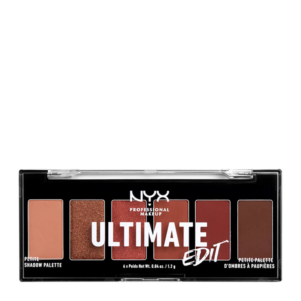 NYX Professional Makeup Ultimate Edit Petite Eye Shadow Palette - Warm Neutrals