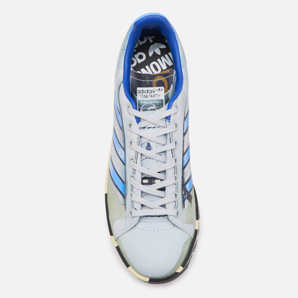 adidas by Raf Simons Men s Micropacer Stan Smith Trainers Silver MT Coggles