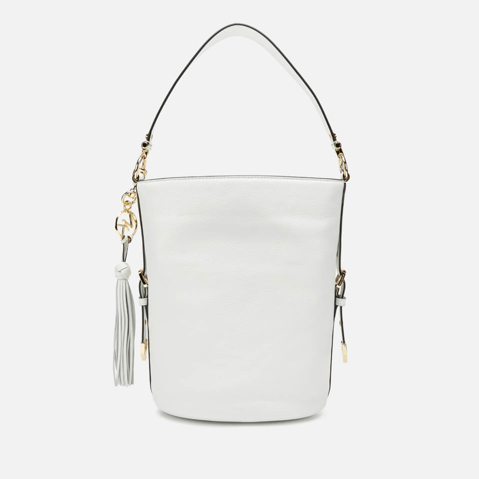 MICHAEL MICHAEL KORS Women's Brooke Medium Bucket Messenger Bag - Optic White
