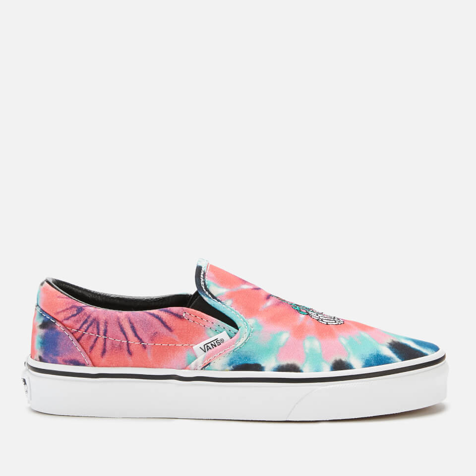 Vans tie dye shoes slip on discount