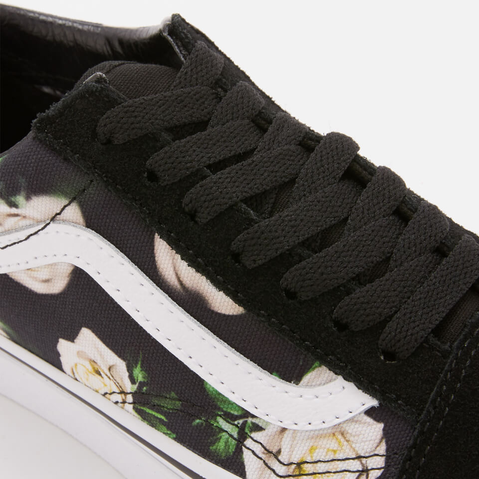 Romantic floral old skool vans hot sale amazon