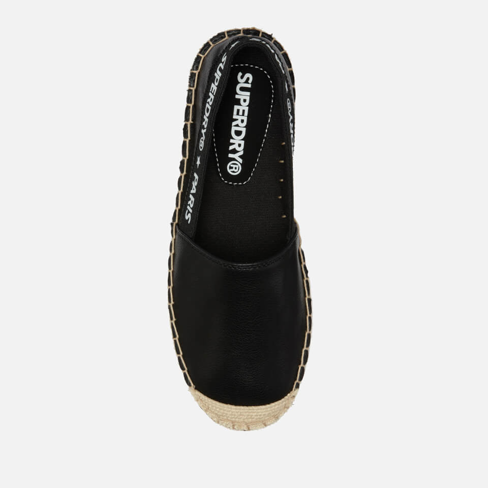 Superdry Women s Erin Elastic Espadrilles Black Optic