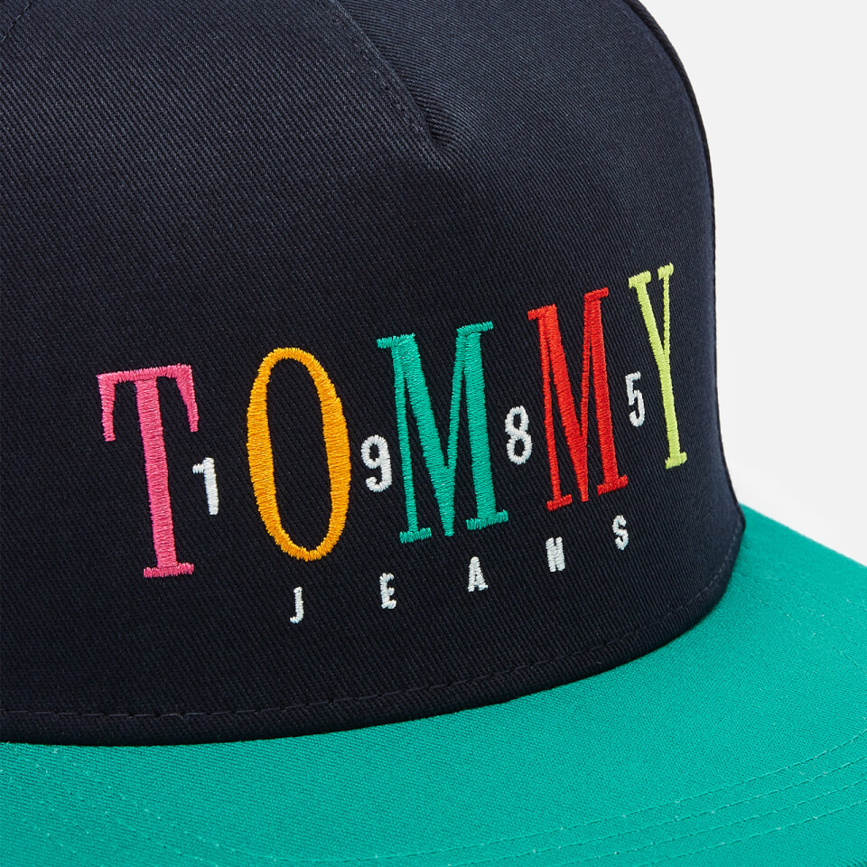 Tommy Hilfiger Men's Embroidered Cap - Black Iris/Green