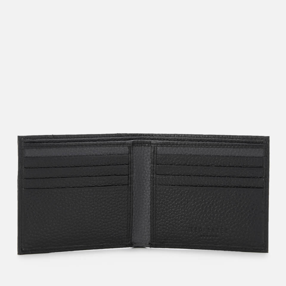 Ted Baker Men's Fiters Seamed Leather Bifold Wallet - Black