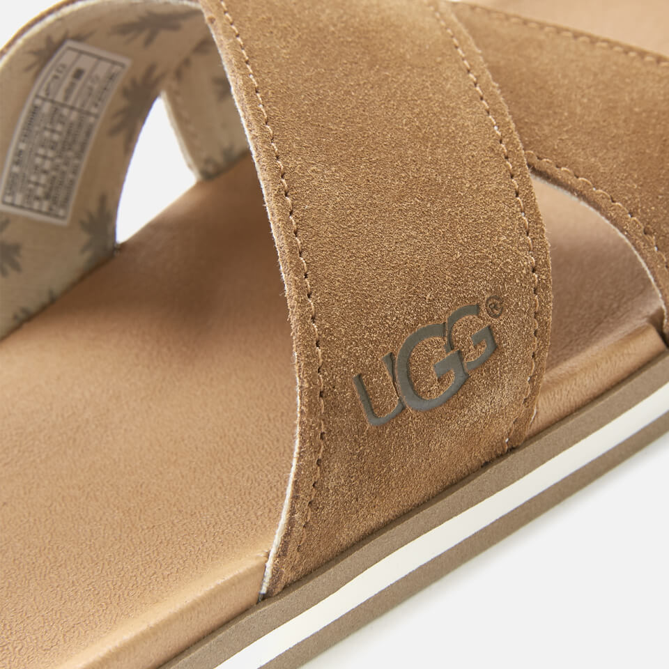 Ugg slides mens gold hot sale