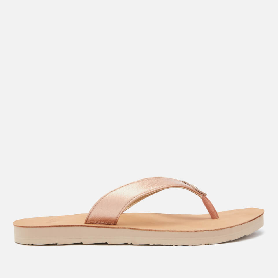 Ugg flip flops rose gold outlet