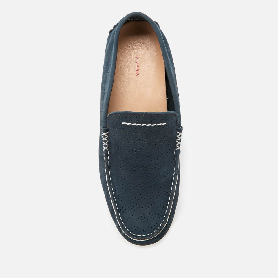 UGG Men s Henrick Stripe Perf Driver Shoes Navy Allsole