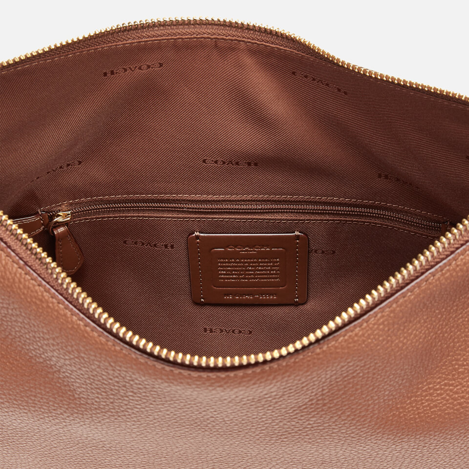 Coach Women's Polished Pebble Leather Sutton Hobo Bag - 1941 Saddle