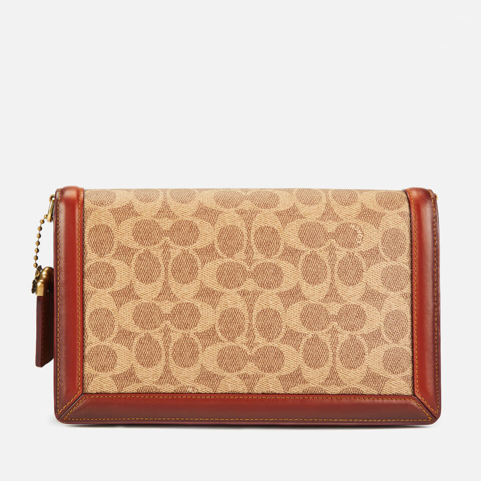 Coach Women's Signature Riley Cross Body Bag - Rust