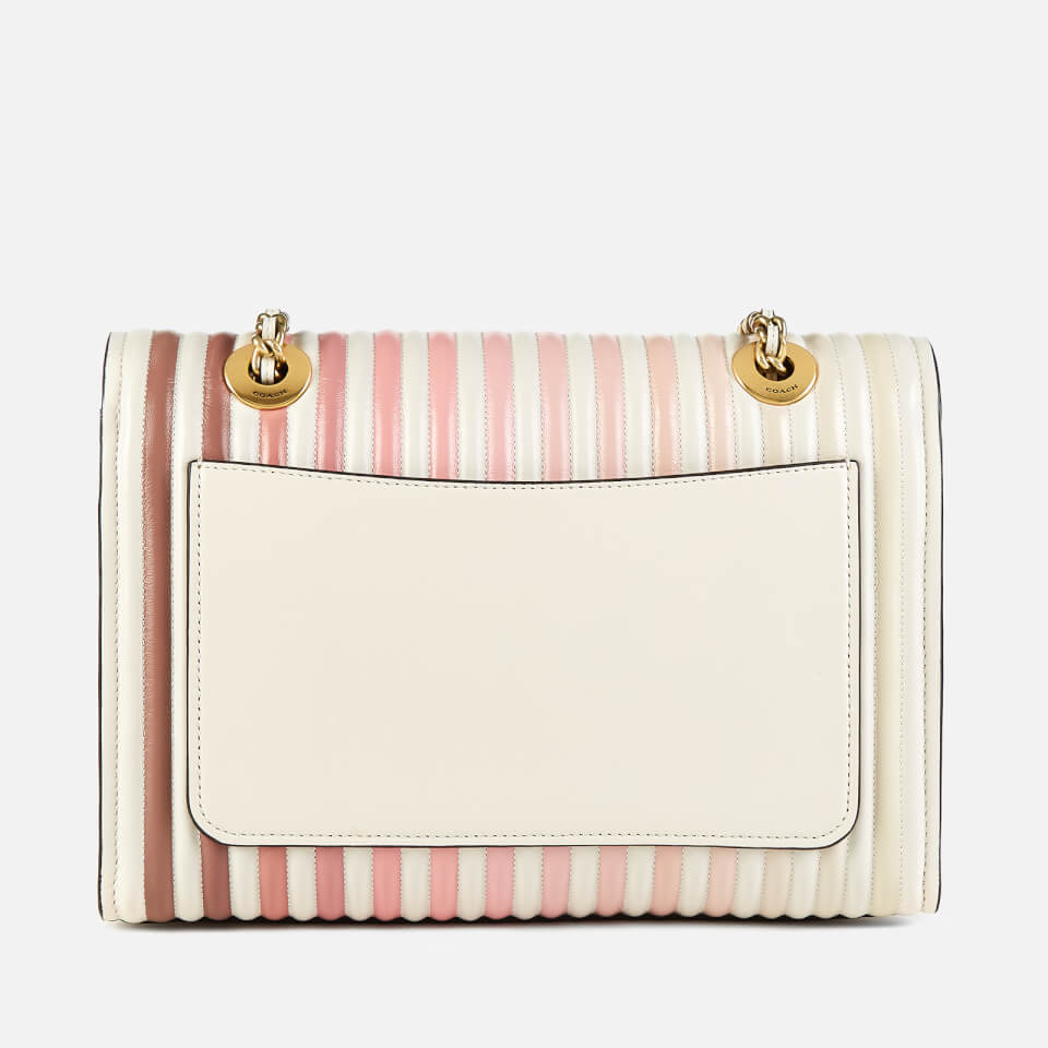 Coach Women s Ombre Quilting Parker Shoulder Bag Chalk Multi
