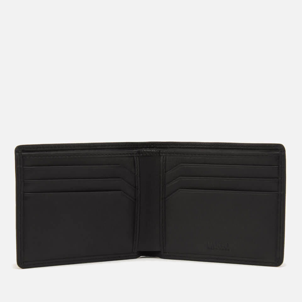 HUGO Men's Subway Leather Wallet - Black