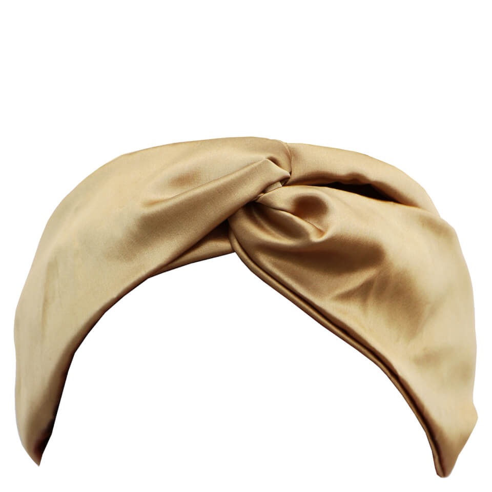 Slip Silk Twist Headband - Gold