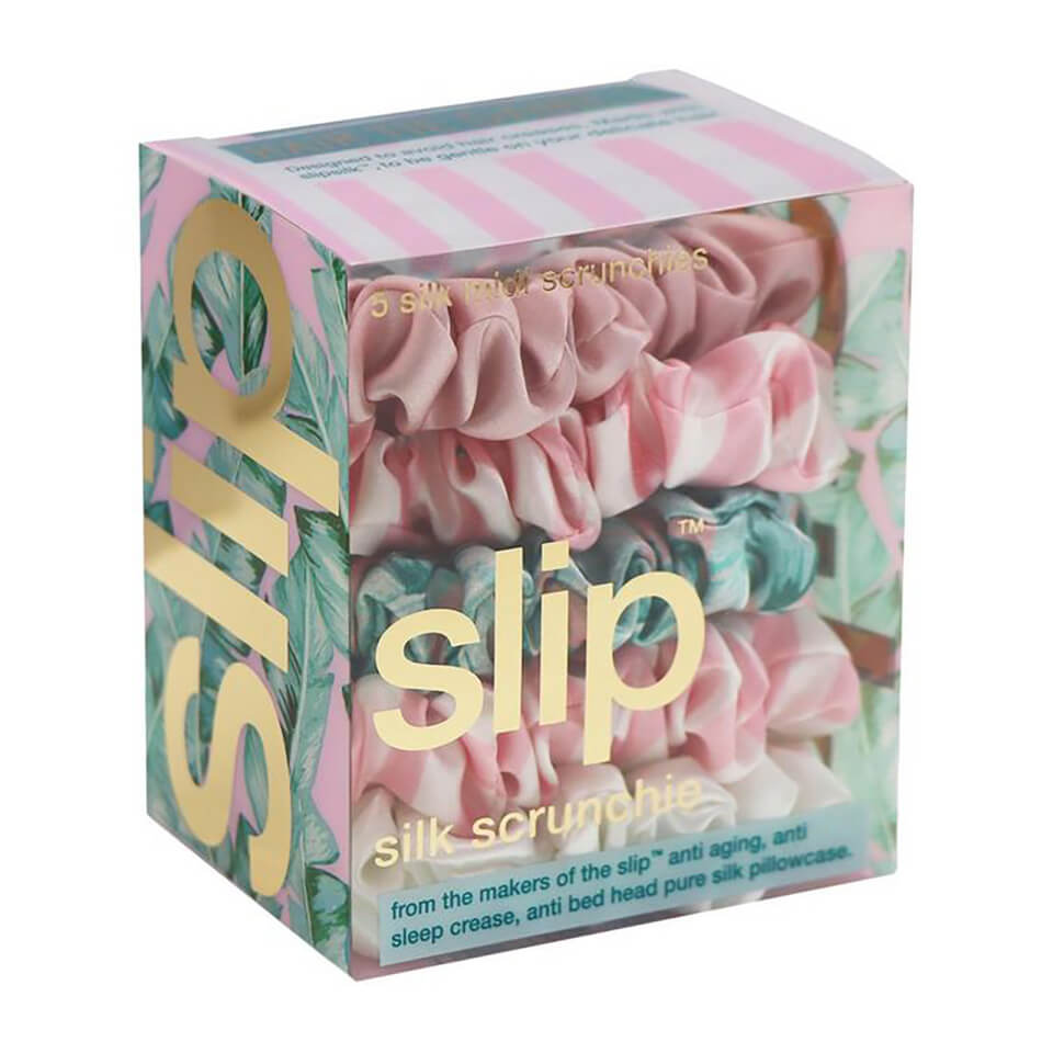 Slip Silk Hollywood Hills Midi Scrunchies - Multi (Pack of 5)