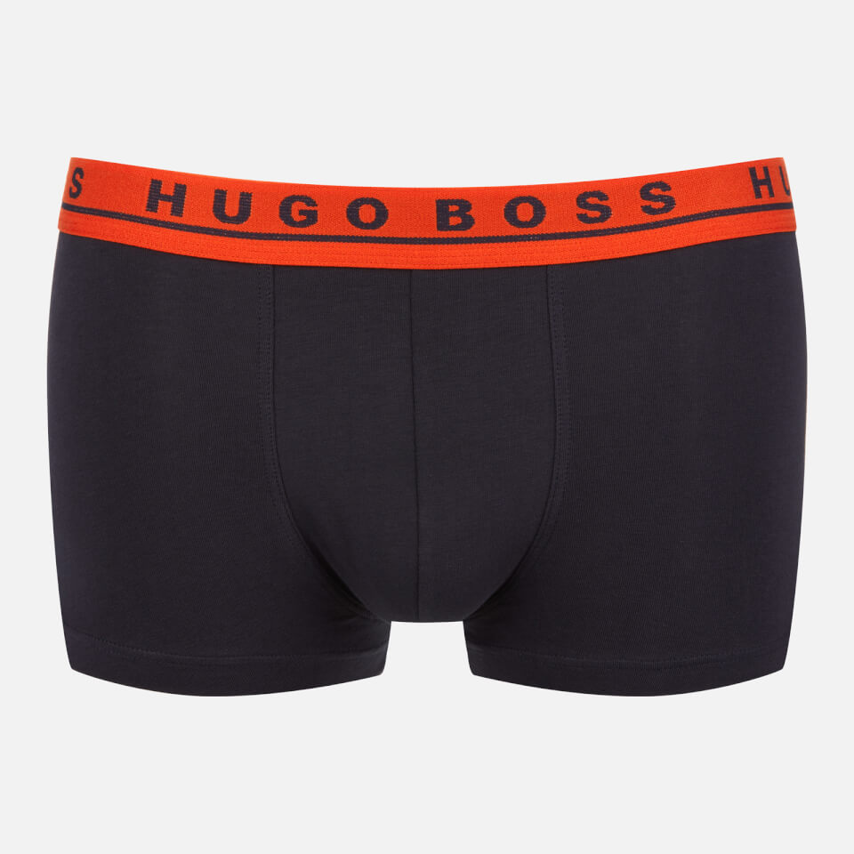 BOSS Hugo Boss Men's 3 Pack Trunk Boxer Shorts - Navy/Multi Band