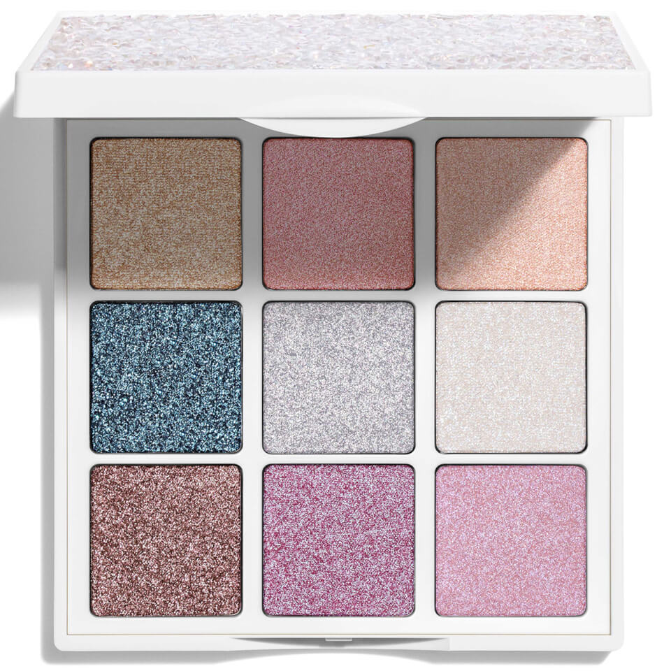 Chantecaille Polar Ice Eye Palette: 9 Shades - Sparkly, Frosty and Shimmery