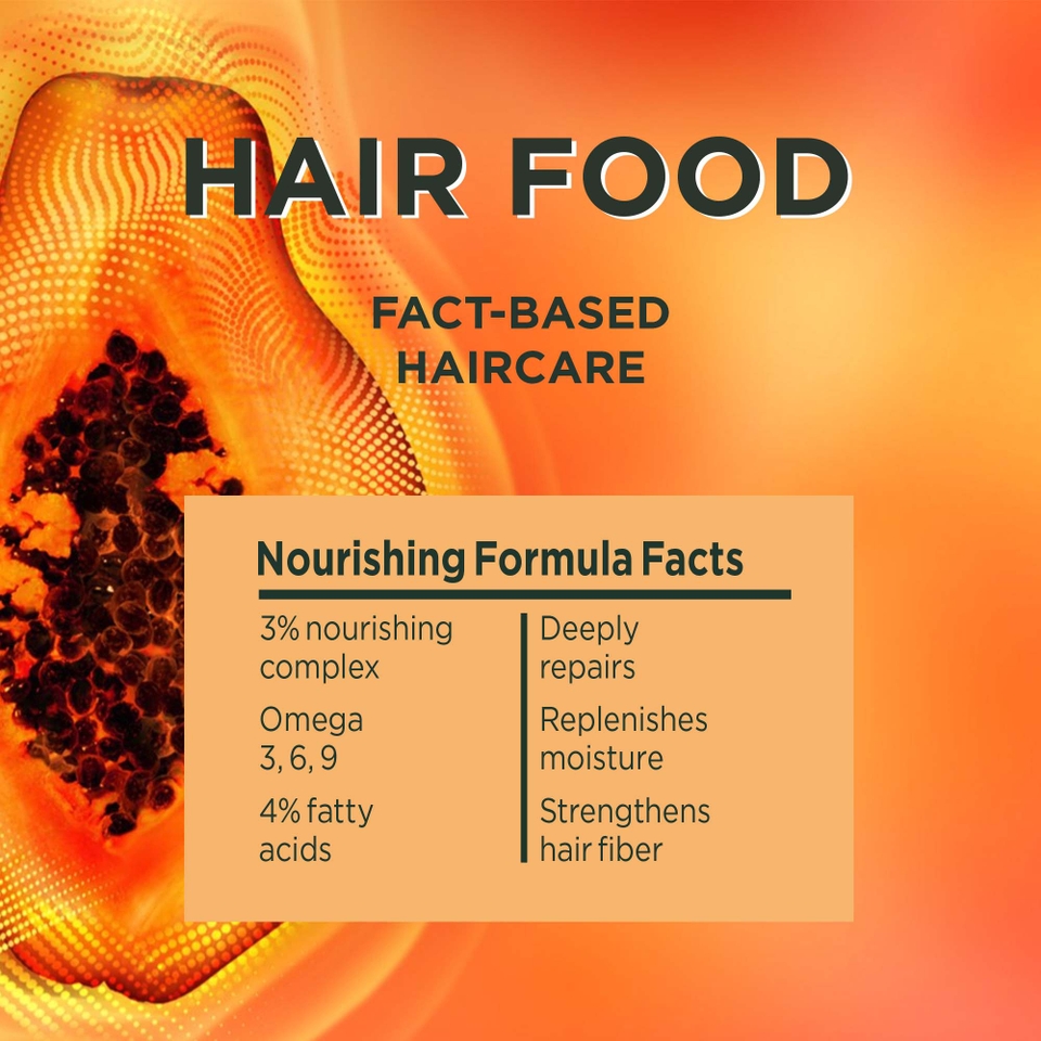 Garnier Ultimate Blends Hair Food Papaya 3-in-1 Damaged Hair Mask Treatment 390ml
