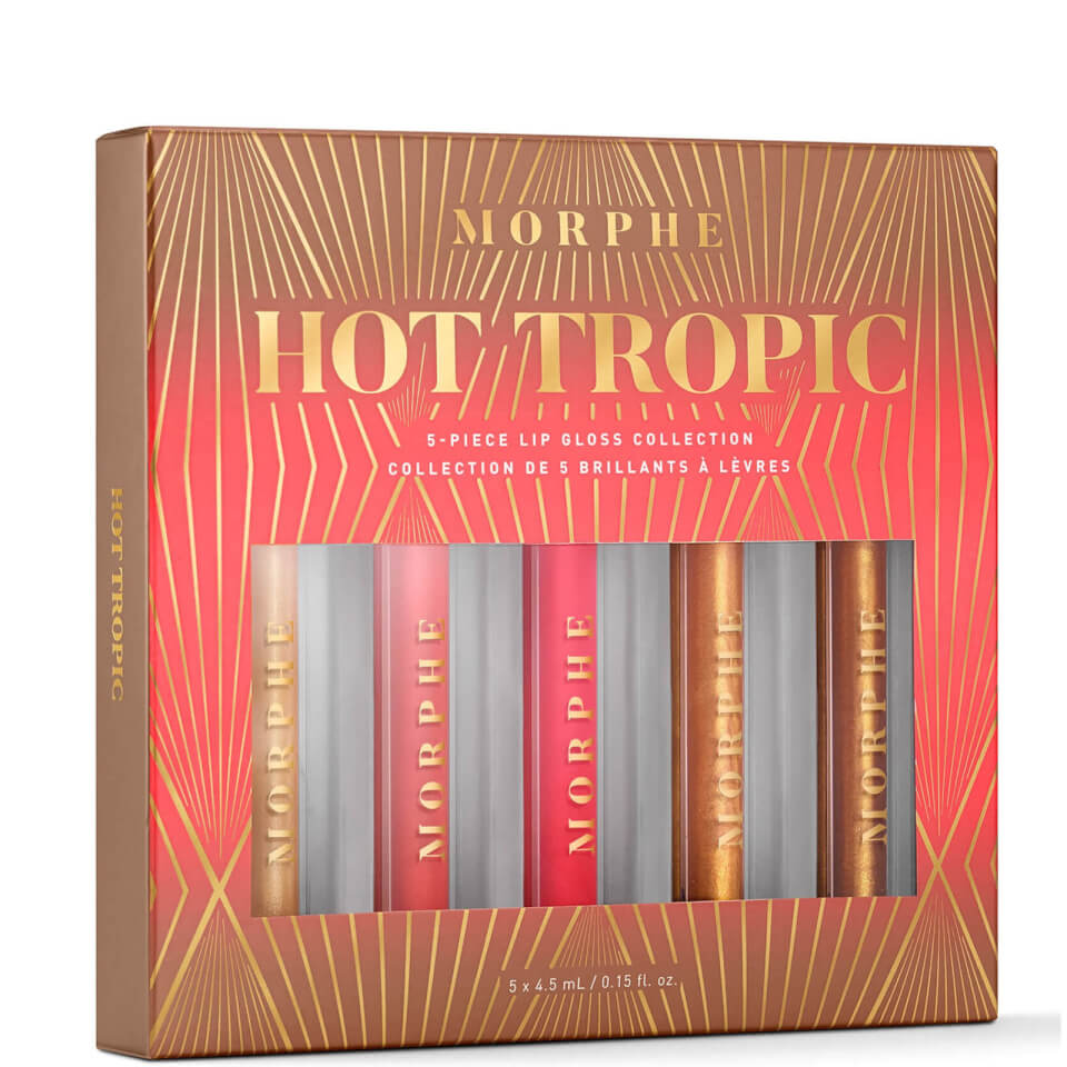 Morphe Hot Tropic 5 Piece Lip Gloss Collection